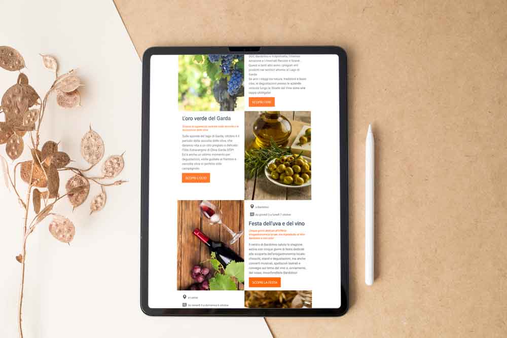adriana chiabrera lago di garda newsletter - web designer freelance