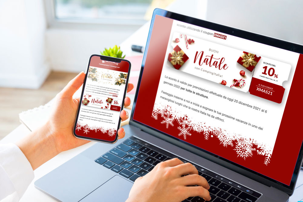 adriana chiabrera natale newsletter - web designer freelance
