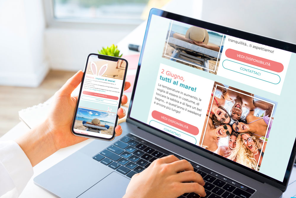 adriana chiabrera pasqua newsletter - web designer freelance