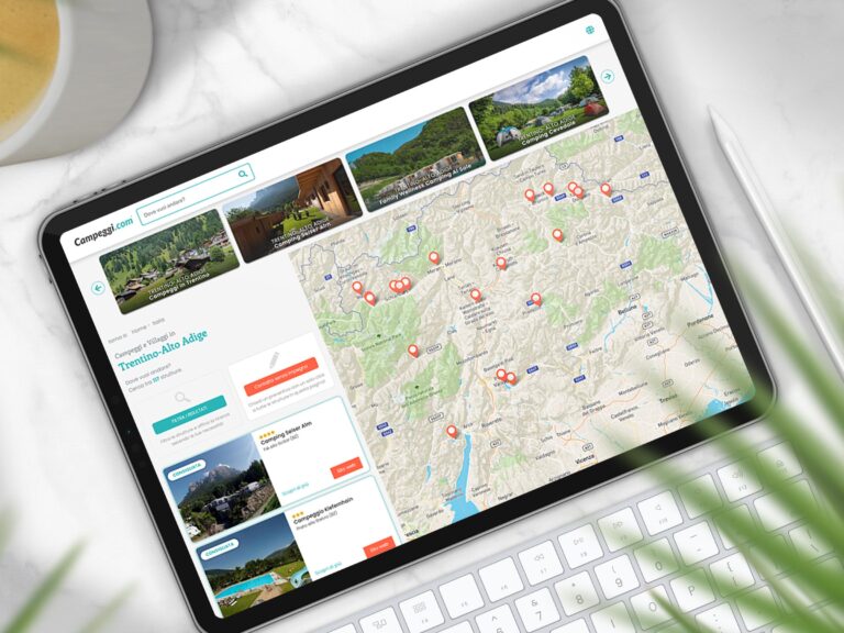adriana chiabrera sito web campeggi com preview - sito web per agenzia viaggi