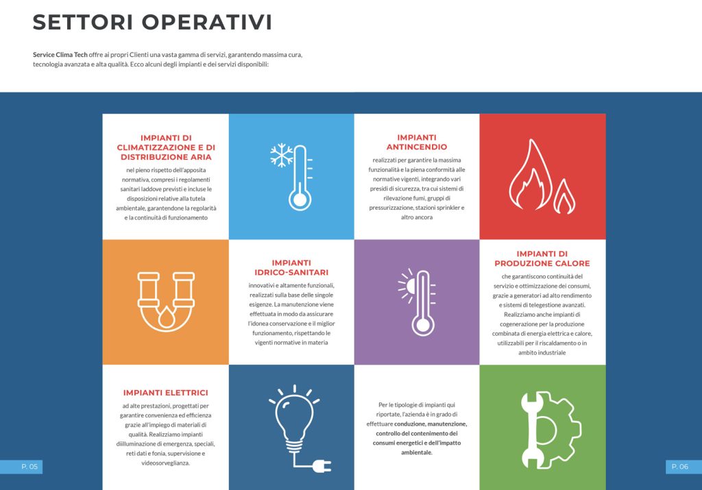 Brochure e sito web aziendale: il caso Service Clima Tech