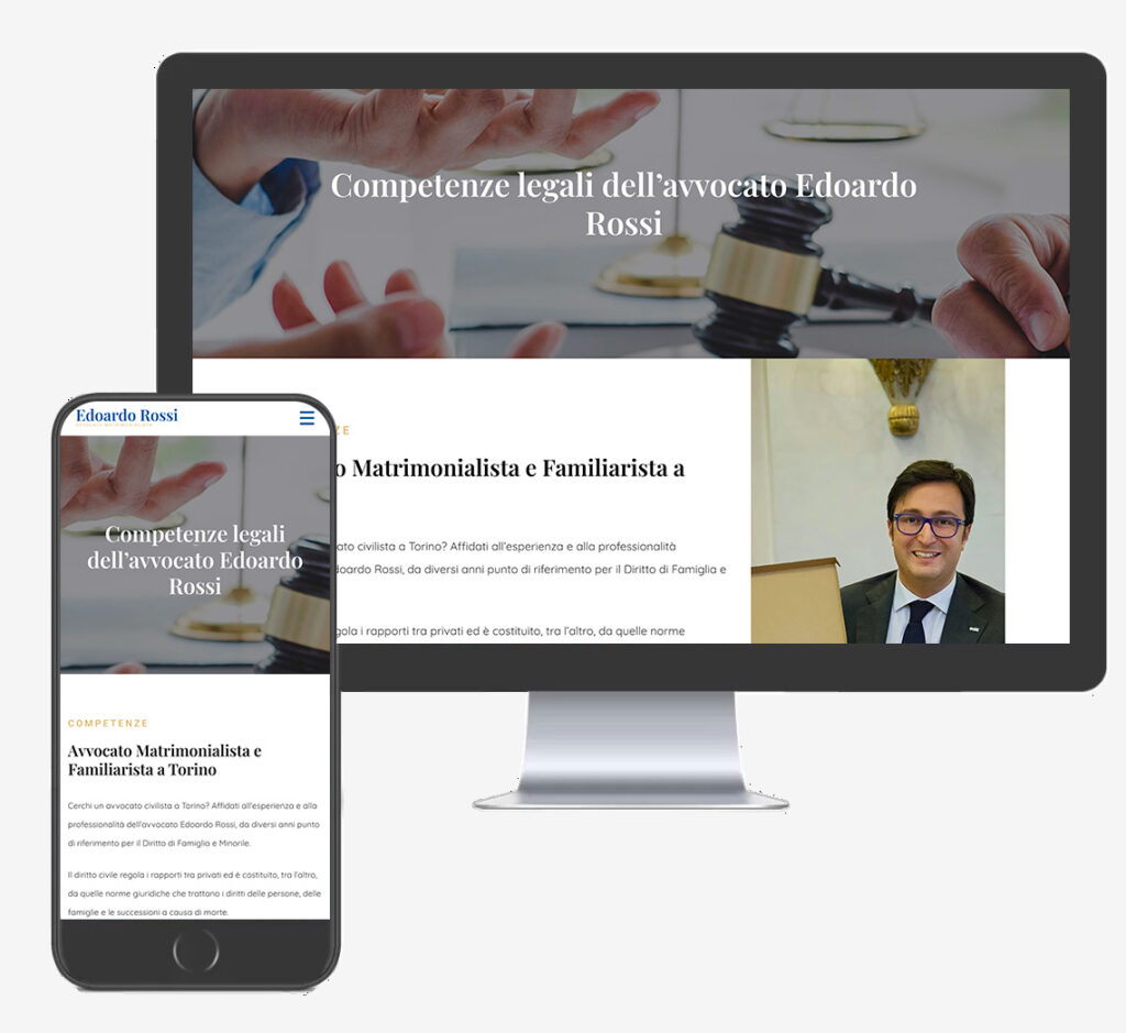 freelance realizzazione sito web avvocato - sito web avvocato