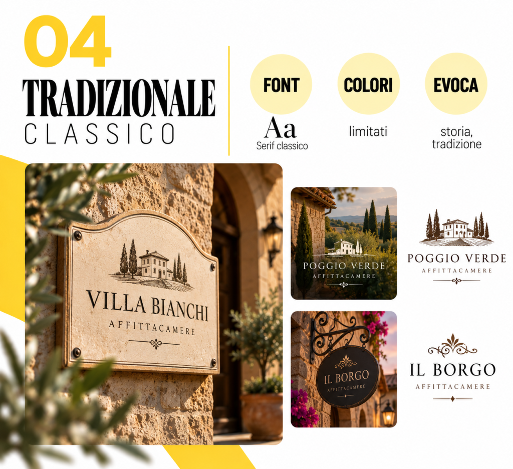 logo tradizionale - errori sito web