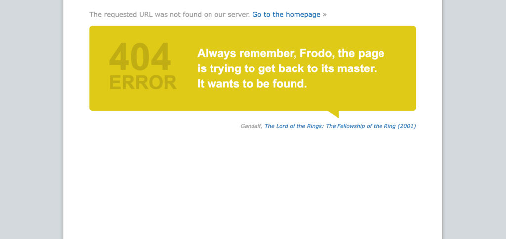miglior pagina 404 imdb - grafico freelance locandina
