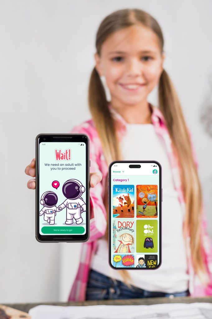 usophy kids app 1 - landing page app